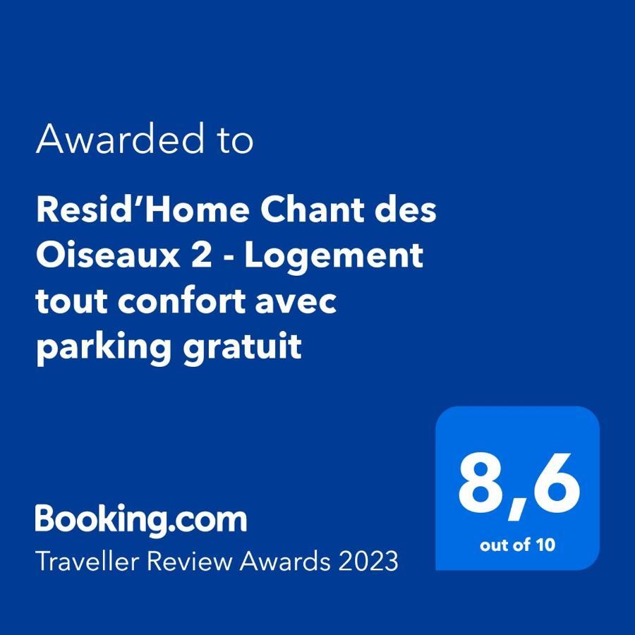 Resid Home 2 - Duplex Cosy Avec Parking Gratuit Saint-Léonard Exterior foto